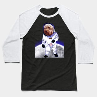 Doggy in Space - cute Cavoodle, Cavapoo, Cavalier King Charles Spaniel Baseball T-Shirt